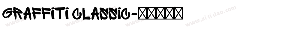 Graffiti Classic字体转换